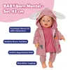 BABY born Mantel Set mit Kleid und Leggins 43cm Produktbild-Vorschau 2