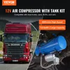 Kompresor powietrza VEVOR 12 V ze zbiornikiem 6 l, zestaw Podgląd zdjęcia produktu 2