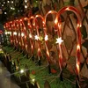 10er Set LED Stern Zuckerstange Lichterkette 8 Lichtmodi Produktbild-Vorschau 3
