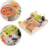 Lavagna sensoriale a LED in legno per bambini - 14 pezzi Anteprima dell’immagine prodotto 7