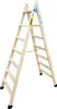Scala di legno a gradini larghi alta 190 cm bld-7 plabell Anteprima dell’immagine prodotto 1