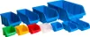 A collection of plastic storage bins of various sizes and colors. Anteprima dell’immagine prodotto