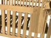 2-Sitzer faltbare Gartenbank aus Akazienholz, ca. 118 x 60 Produktbild-Vorschau 12