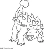 Libro da colorare a tema dinosauri Anteprima dell’immagine prodotto 2