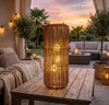 formano Solarlaterne Garten Rattan-Look Laterne 3 LED Produktbild-Vorschau 2
