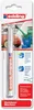 Edding 8055, Weiß, Feine Spitze, Rot, Weiß, Kunststoff, Produktbild-Vorschau 2