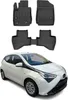 OMAC Gummi Fußmatten für Toyota Aygo 2014-2022 Premium TPE Produktbild-Vorschau 1