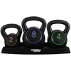 Miweba Sports Kettlebell-Set | 3-er Set - mit Ablage - 2kg, Produktbild-Vorschau 7