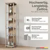 K-Möbel Glasvitrine stehend in Sonoma Eiche (176x37x33 cm) Produktbild-Vorschau 2
