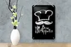 Blechschild Essen 12x18cm Bon Appetit Restaurant s/w Produktbild-Vorschau 4