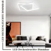 ZMH LED Deckenleuchte Dimmbar Weiß Deckenlampe  Wohnzimmer Produktbild-Vorschau 3