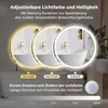 COSTWAY Spiegel mit Beleuchtung, Badspiegel rund, Produktbild-Vorschau 6