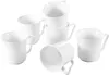 MALACASA, Serie Mario, 6 Tlg. Set Kaffeeservice Cremeweiß Produktbild-Vorschau 1