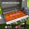 Gasgrill 4-Brenner mit Seitenkocher BBQ-Grillwagen Produktbild-Vorschau 6