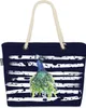 VOID XXL Strandtasche Pfau Shopper Tasche 58x38x16cm 23L Produktbild-Vorschau 1