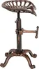 A bronze tractor seat bar stool on a white background. Náhľad obrázku produktu