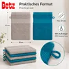 Betz 10 Stück Waschhandschuhe 16x21 cm PALERMO 100% Produktbild-Vorschau 2