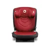 A studio shot of a red and black child car seat against a white background. Produktbild-Vorschau