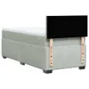 The Living Store Boxspringbett mit Matratze Hellgrau 90x190 Produktbild-Vorschau 9
