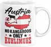 Keine Kängurus in Österreich Tasse Geschenk Kaffee-Becher Produktbild-Vorschau 1