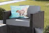 MuchoWow® Outdoor Kissen - Ein Wasserschwein steht am Produktbild-Vorschau 5