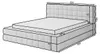 Bett mit Bettkasten 180x200cm Weiß Produktbild-Vorschau 15