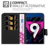 Cadorabo Hülle für Honor 9 Schutz Hülle in Schwarz Produktbild-Vorschau 4