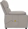 masážne kreslo vidaXL Taupe Fabric Náhľad obrázku produktu 4