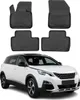 2017-2025 Peugeot 5008 Fußmatten TPE Schwarz 4 tlg Produktbild-Vorschau 1