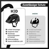 KED Embrace Jr Fahrradhelm – Jugendhelm Mit Integriertem Produktbild-Vorschau 10