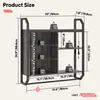 Bestier Scaffale sospeso con illuminazione a LED, scaffale Anteprima dell’immagine prodotto 8