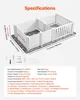 Vevor Kojec Dla Psa 186X97X50 Cm Z Regulowanymi Drzwiczkami Podgląd zdjęcia produktu 7