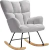tectake® Houpací křeslo Torve 68 x 96 x 97 cm, nosnost 120 Náhled obrázku produktu 3