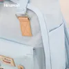 Himawari dámský batoh na notebook béžový a modrý 38x28x15 Náhled obrázku produktu 8