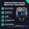 Siltcon® FM Transmitter Bluetooth Auto – USB-C 22,5W, BT Produktbild-Vorschau 2