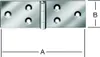 Gerolltes,breites Tischband H.28mm B.offen80mm S.1,2mm STA Produktbild-Vorschau 6
