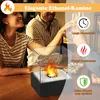 XINZI stolový krb - nerezová oceľ, 24,5 cm etanolový krb, Náhľad obrázku produktu 5