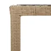 5-tlg. Garten-Essgruppe mit Kissen Beige Poly Rattan Produktbild-Vorschau 4