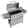 Grill gazowy ogrodowy 20,3kW BERGMANN NL006 7 palników stal Podgląd zdjęcia produktu 9