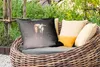 MuchoWow® Outdoor Kissen - Pferde - Halfter - Schwarz - Produktbild-Vorschau 3
