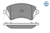 MEYLE 025 237 6617/W Bremsbeläge Vorne für TOYOTA COROLLA Produktbild-Vorschau 3