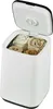 A white towel warmer bucket with its lid open, showing rolled towels inside. Anteprima dell’immagine prodotto