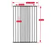 DOLLE Tierschutzgitter Metall 62,5 cm bis 106,8 cm ohne Produktbild-Vorschau 2