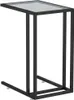 vidaXL Tavolino da computer Nero 50x35x65 cm Vetro Anteprima dell’immagine prodotto 8