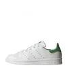 A side view of a white Adidas Stan Smith sneaker with green accents. Náhled obrázku produktu