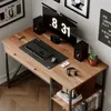 Počítačový Stôl Loft / Industrial – Rustikálna Hnedá Farba Náhľad obrázku produktu 4