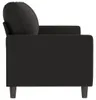 vidaXL 3-miestna pohovka Black 180 cm Velvet Náhľad obrázku produktu 4