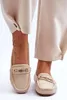 Damen Klassische Wildleder Mokassins Beige Corinell 36 Produktbild-Vorschau 3