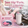 Paris Hilton  weiß-pinke Edelstahl Trinkflasche mit Produktbild-Vorschau 5