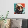 DEQOART Hybrid Leinwand Bild 30x30 cm 'Kosmische Reflexion' Produktbild-Vorschau 3